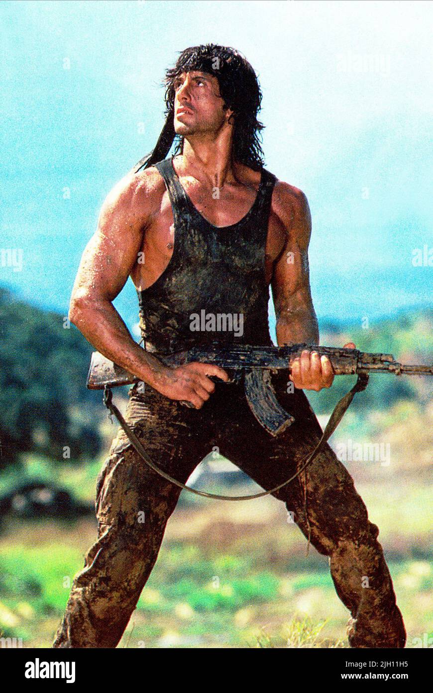 SYLVESTER STALLONE, RAMBO: FIRST BLOOD PART II, 1985 Stockfoto