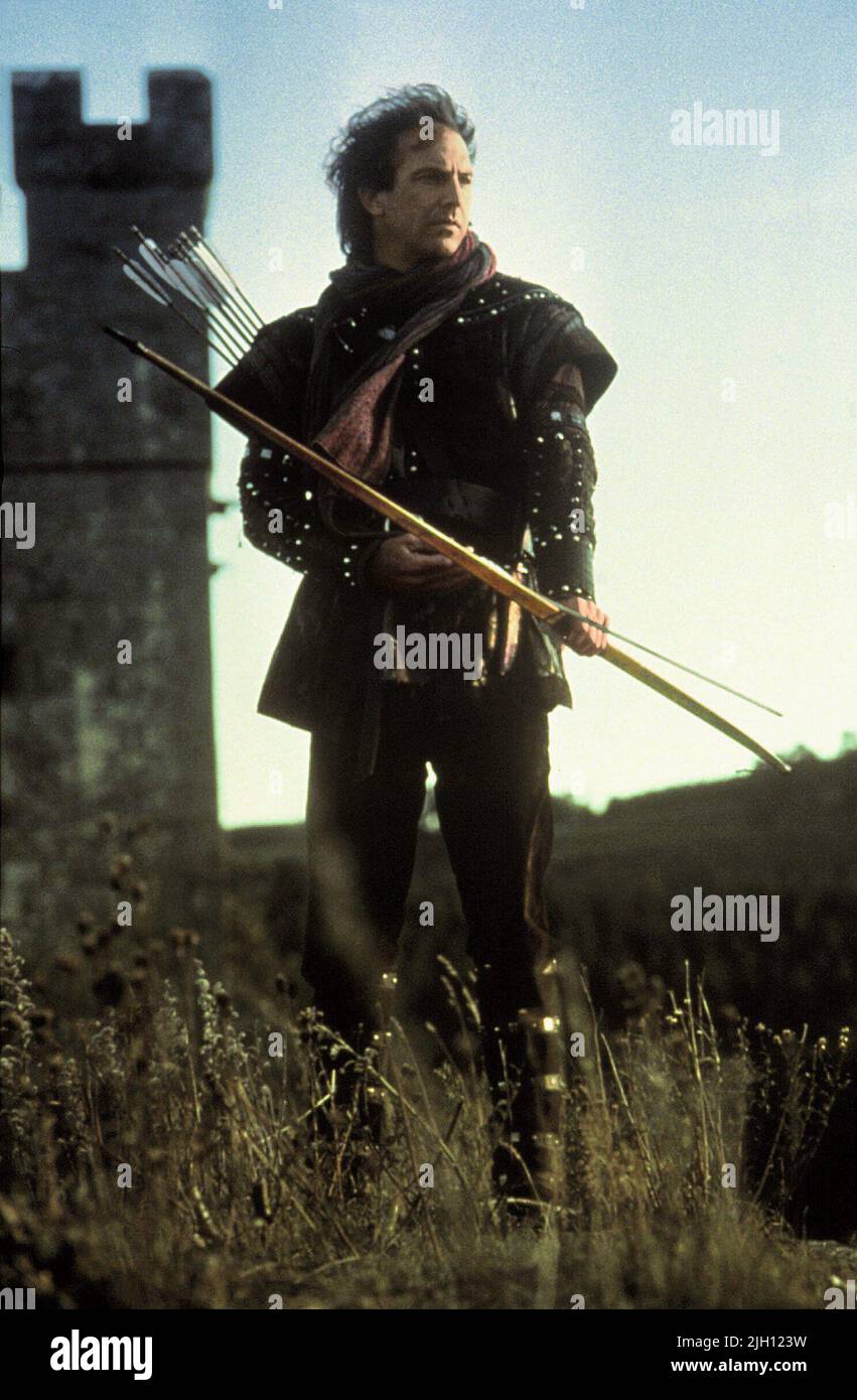 KEVIN COSTNER, Robin Hood: Prince of Thieves, 1991 Stockfoto