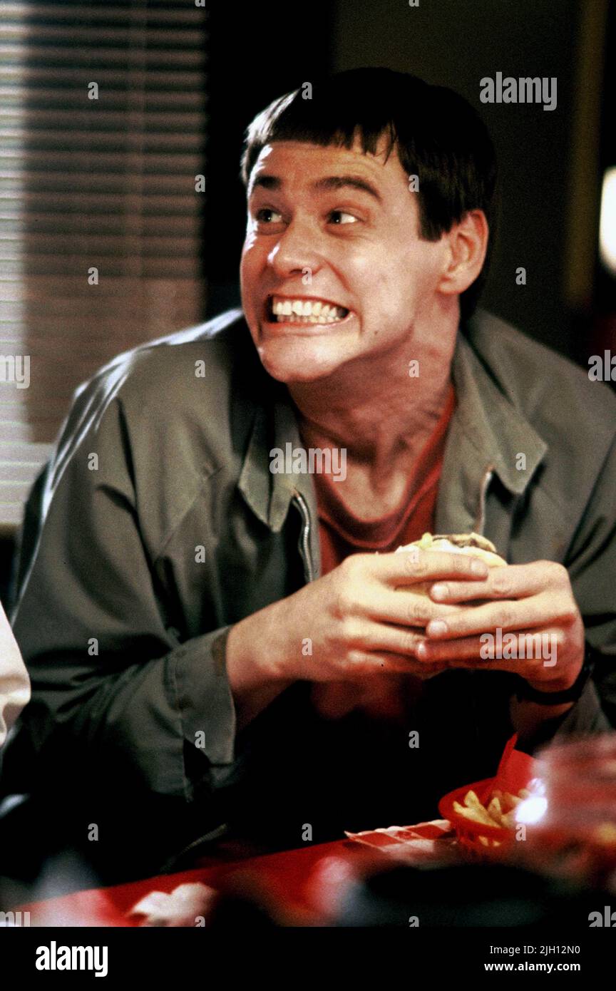 JIM CARREY, Dumm und Dümmer, 1994 Stockfoto