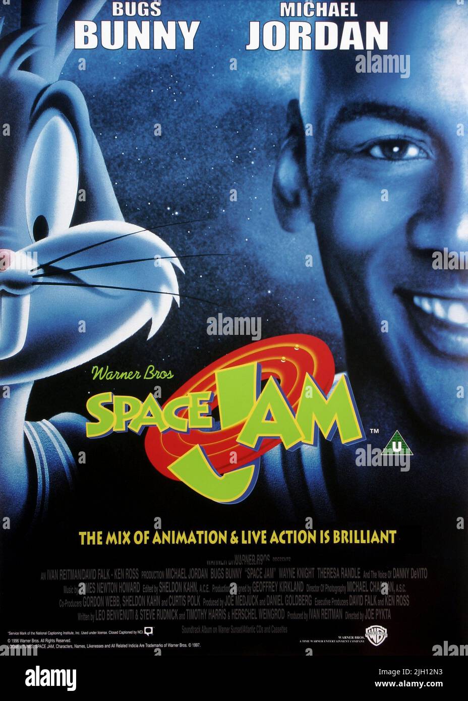 BUNNY, POSTER, SPACE JAM, 1996 Stockfoto