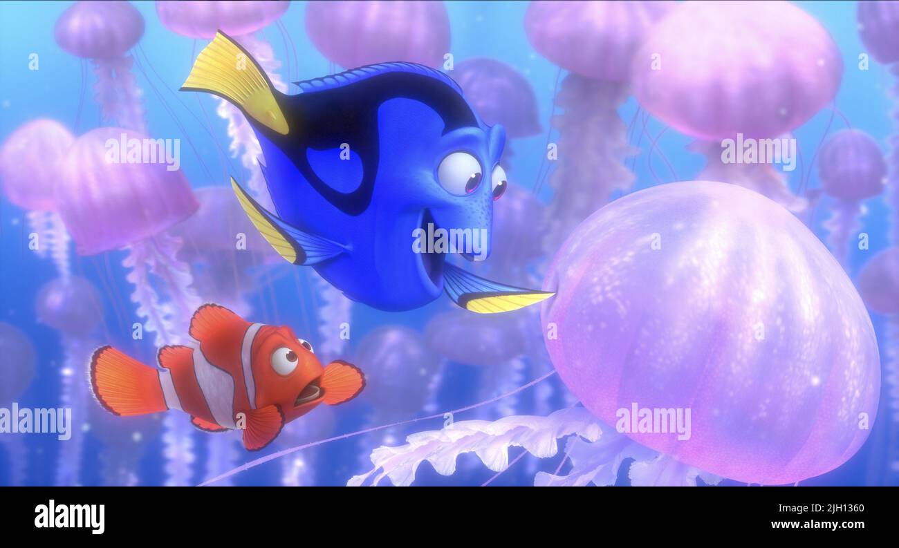 MARLIN, DORY, Findet Nemo, 2003 Stockfoto