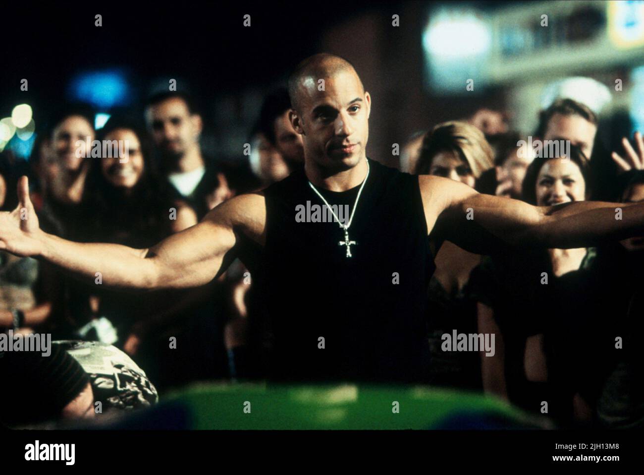 VIN DIESEL, DAS SCHNELLE UND DAS WÜTENDE, 2001 Stockfoto