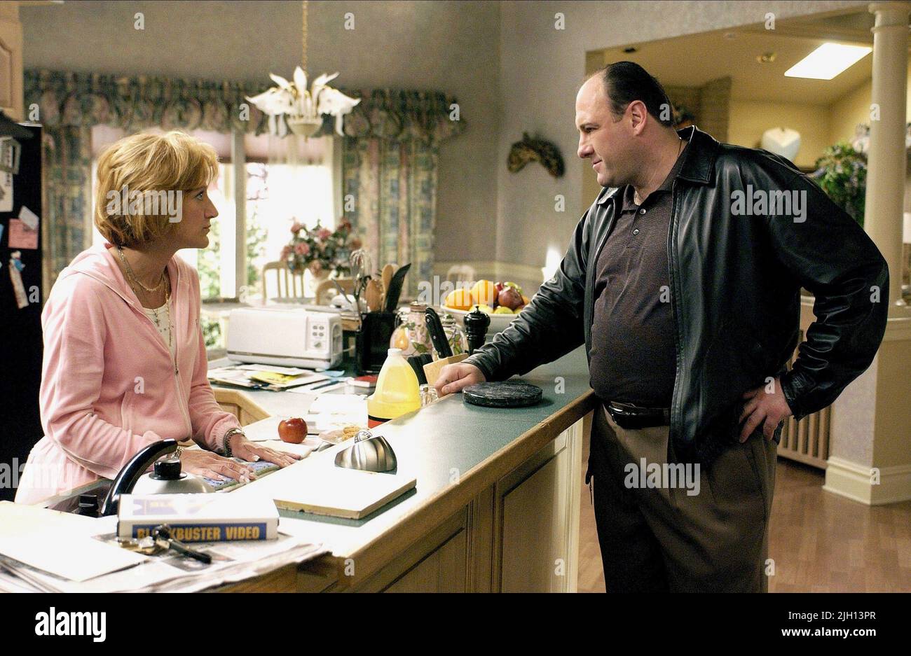 FALCO,GANDOLFINI, DIE SOPRANE : SAISON 3, 2001 Stockfoto
