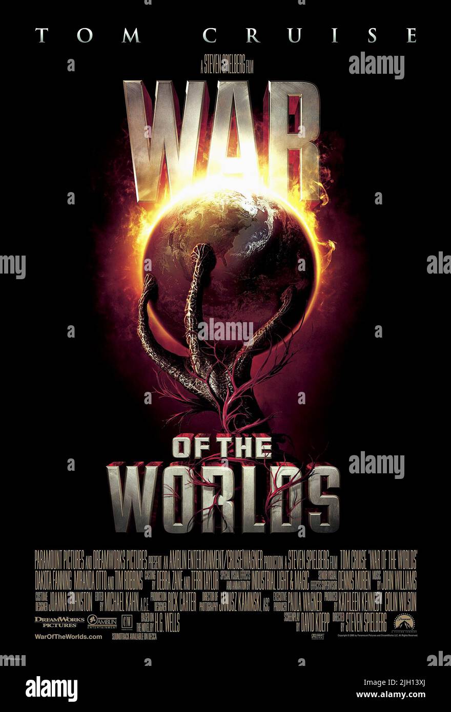 Film Poster, KRIEG DER WELTEN, 2005 Stockfoto