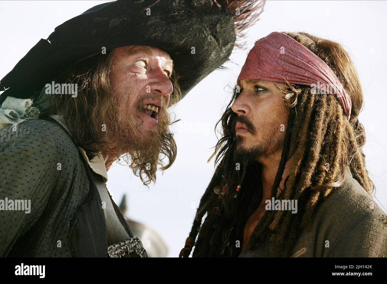 RUSH, DEPP, PIRATEN DER KARIBIK: AM ENDE DER WELT, 2007 Stockfoto