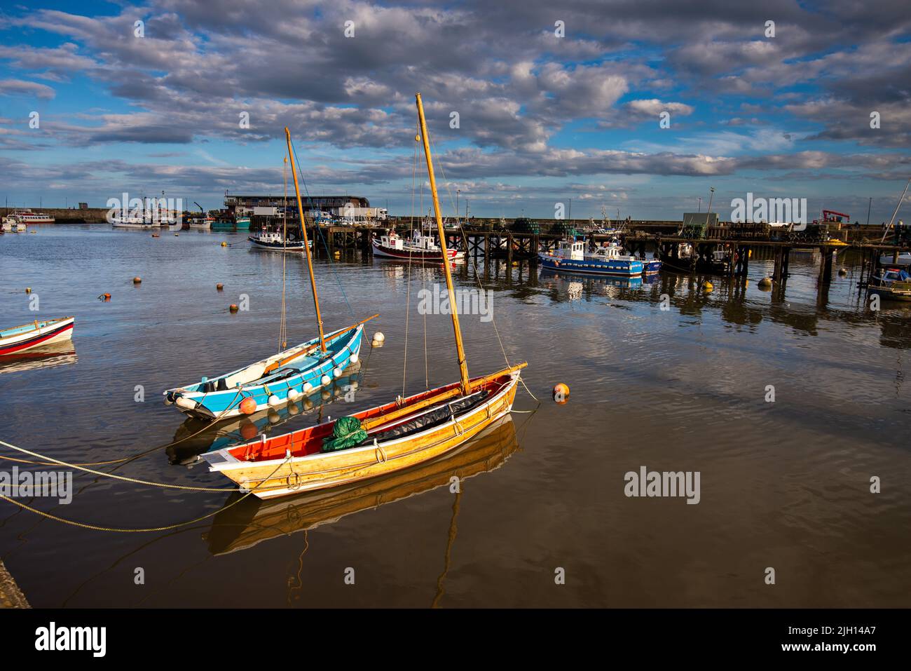 Der Hafen Bridlington, East Yorkshire, England Stockfoto