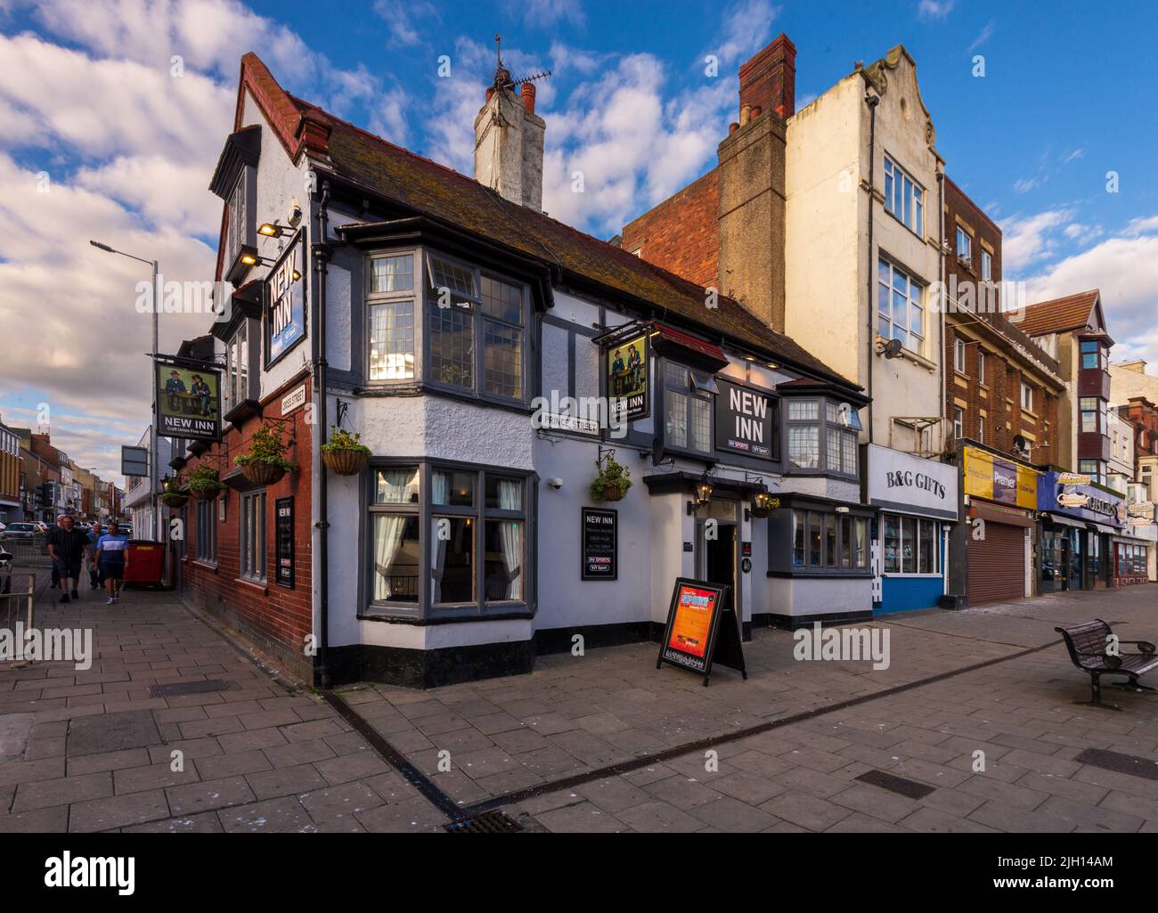 Das New Inn in der Küstenstadt Bridlington, East Yorkshire, England, Großbritannien Stockfoto