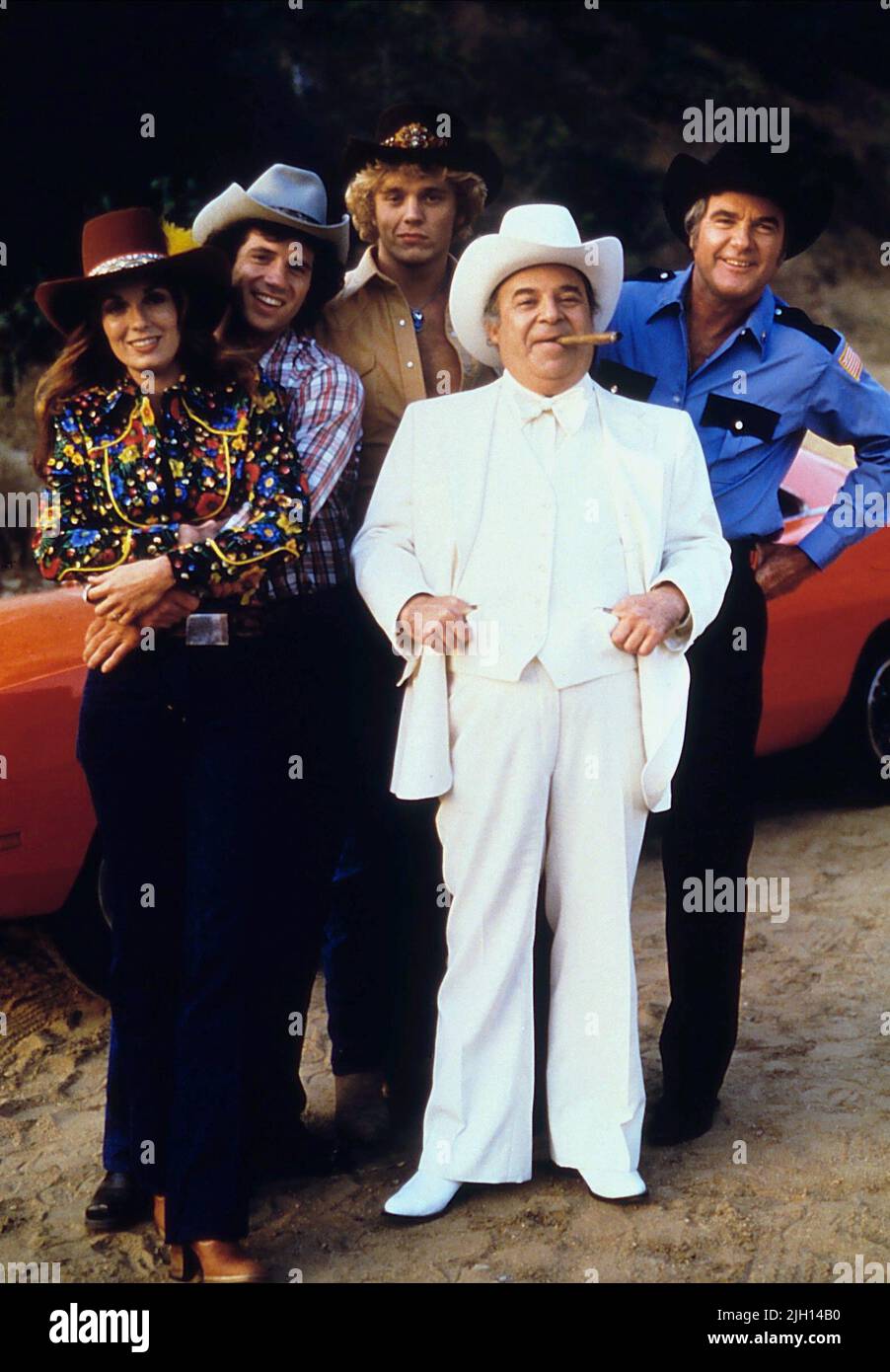 BACH, WOPAT, SCHNEIDER, BOOKE, BEST, DIE HERZÖGE VON HAZZARD, 1979 Stockfoto