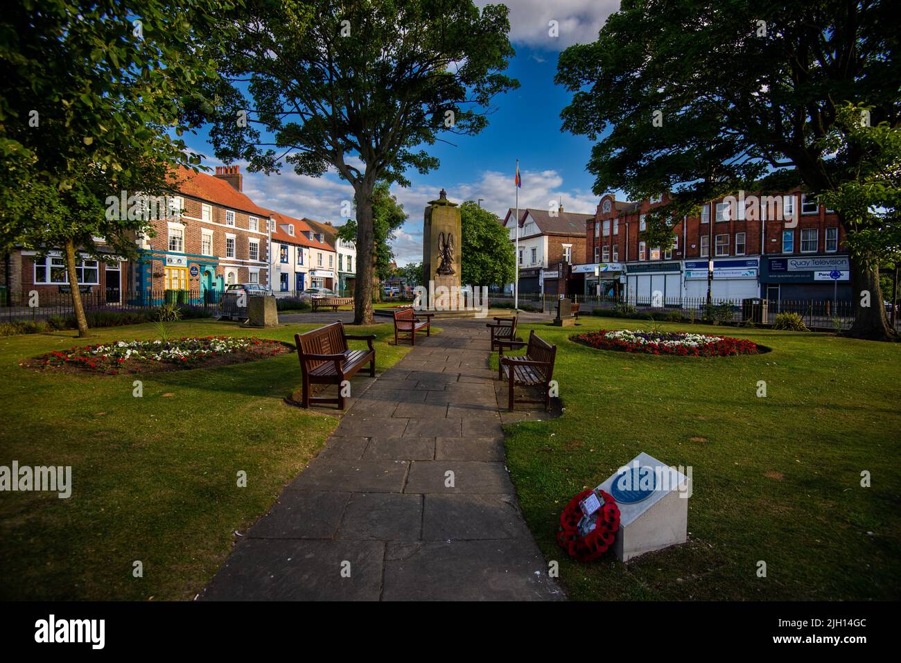 The war Memorial, Bridlington, East Yorkshire, England, Großbritannien Stockfoto