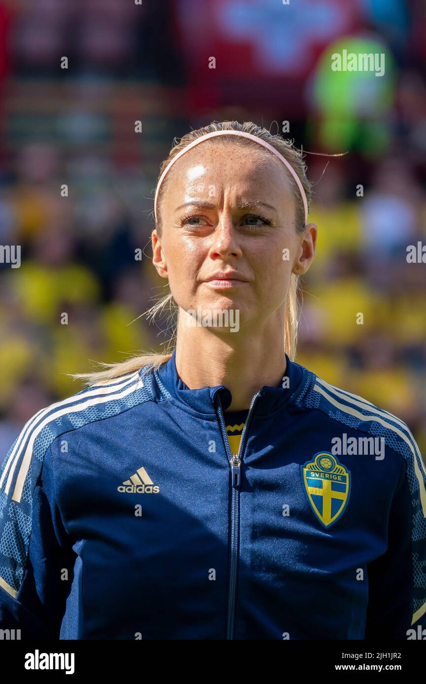Nathalie Bjorn (Schwedische Frauen) während des UEFA Women s Euro England 2022-Spiels zwischen Schweden 2-1 Schweiz im Bramall Lane Stadium am 13 2022. Juli in Sheffield, England. Quelle: Maurizio Borsari/AFLO/Alamy Live News Stockfoto