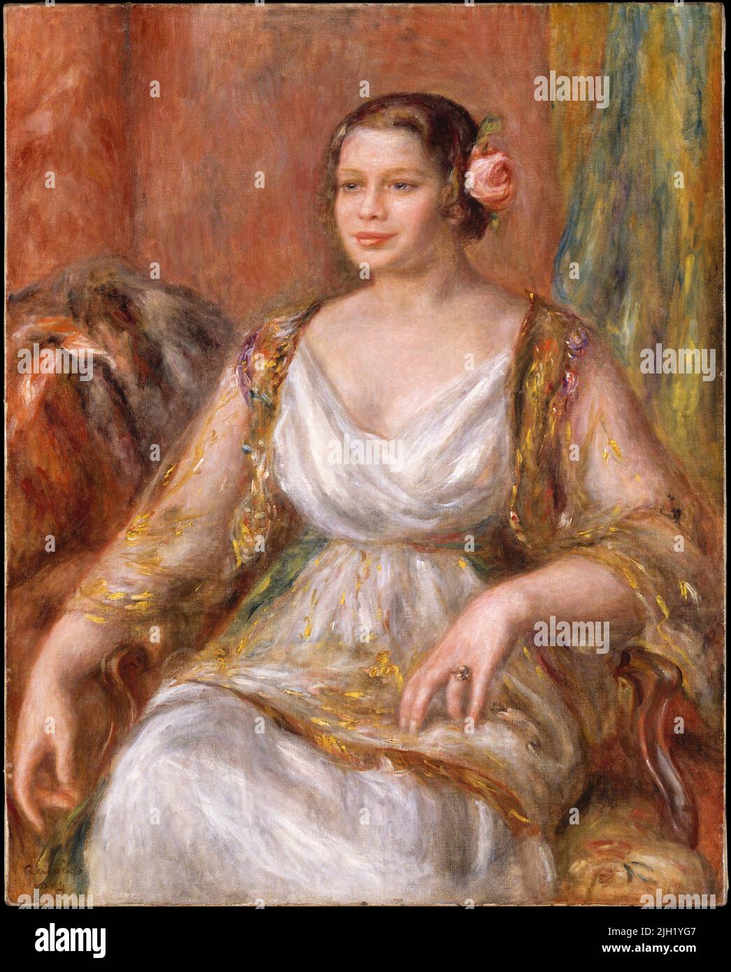 Tilla Durieux (Ottilie Godeffroy). Auguste Renoir. 1914. Stockfoto