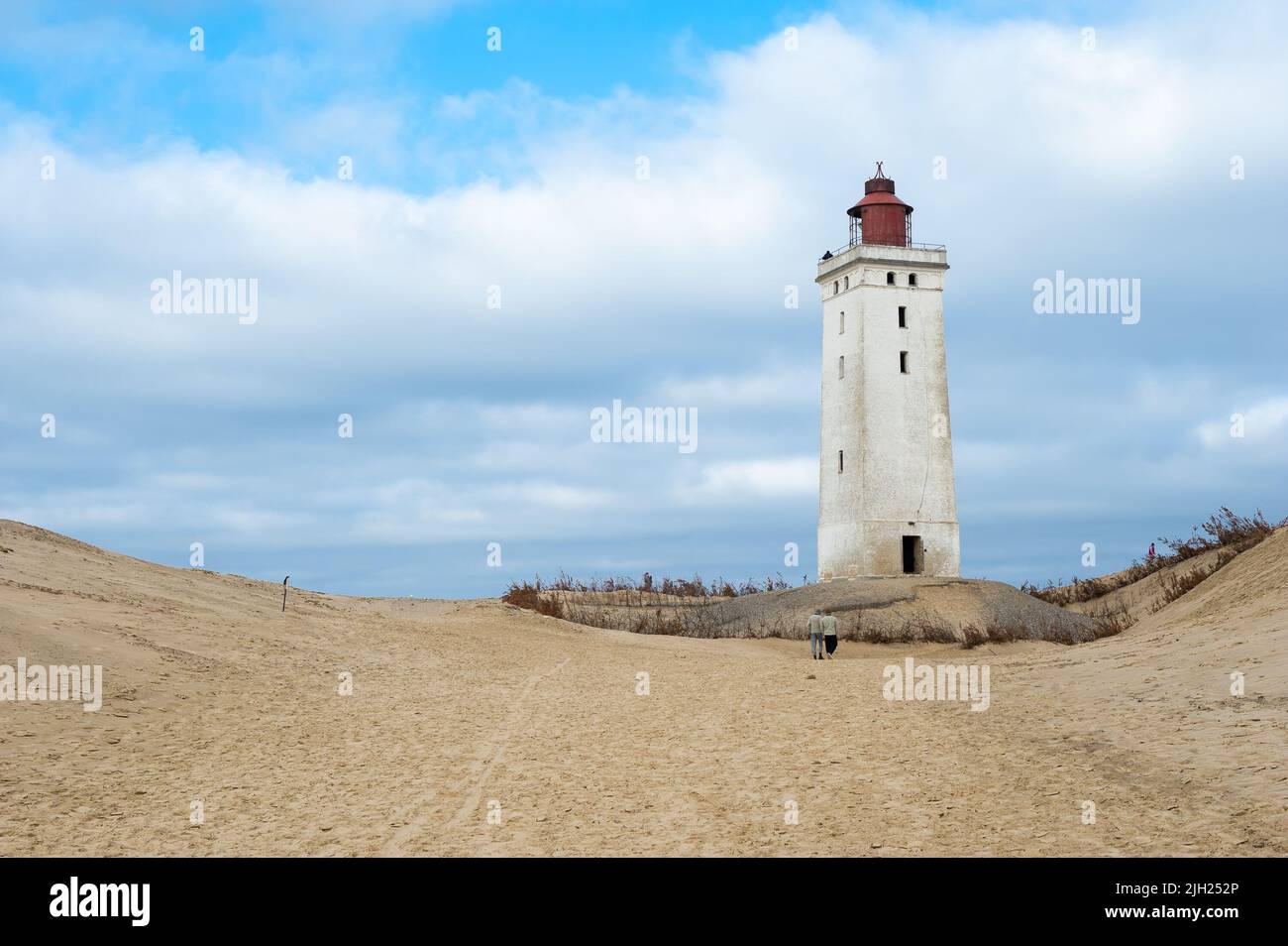 Rubjerg Knude Leuchtturm, Gemeinde Hjørring in der Region Nordjütland, Dänemark Stockfoto