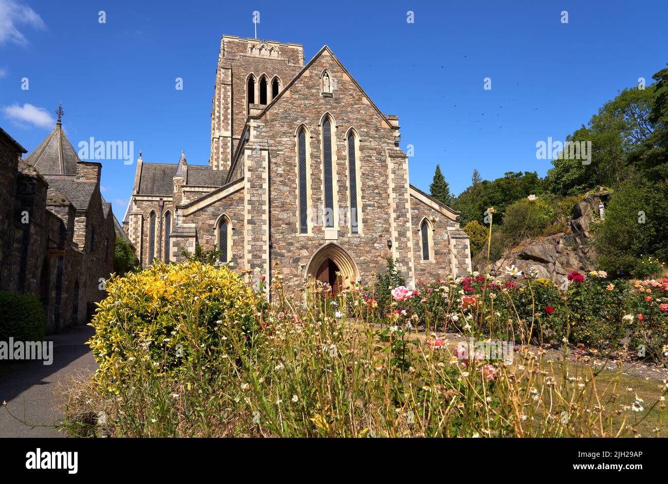 Abtei von Mount Saint Bernard in der Nähe von Coalville, Leicestershire, Großbritannien Stockfoto