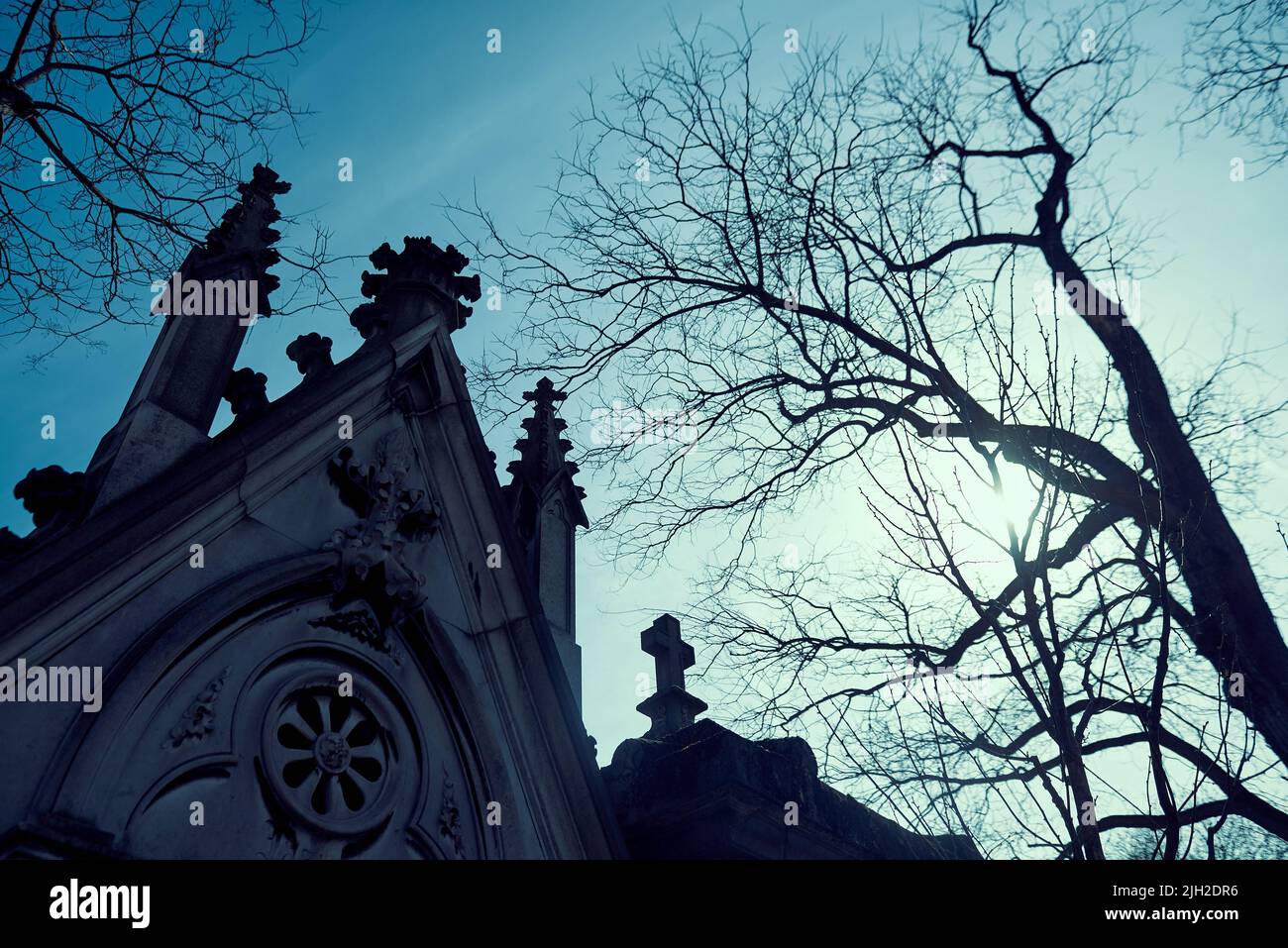 Friedhof Pere Lachaise in Paris, Frankreich Stockfoto