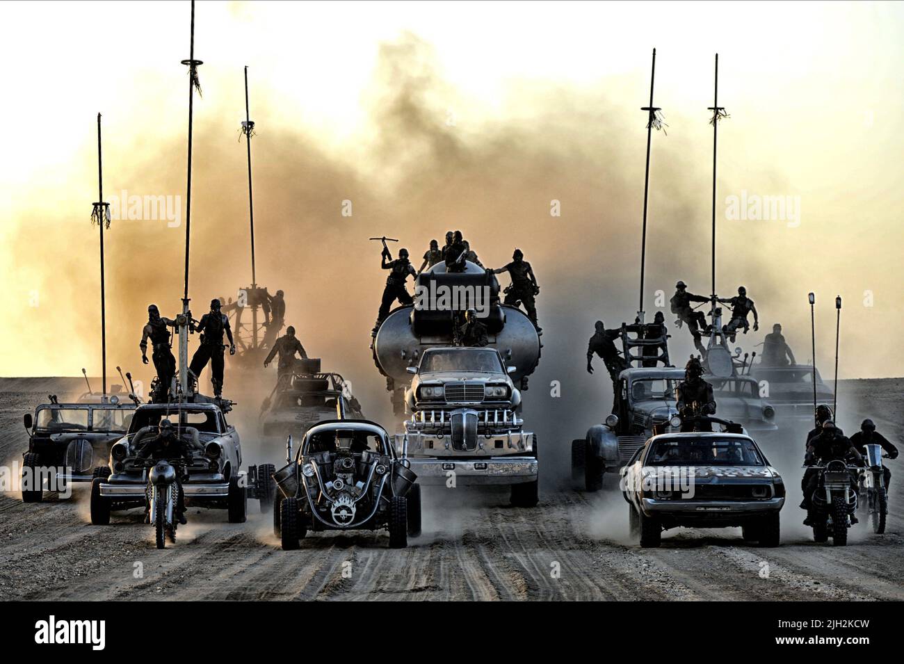 Konvoi, MAD MAX: FURY ROAD, 2015 Stockfoto