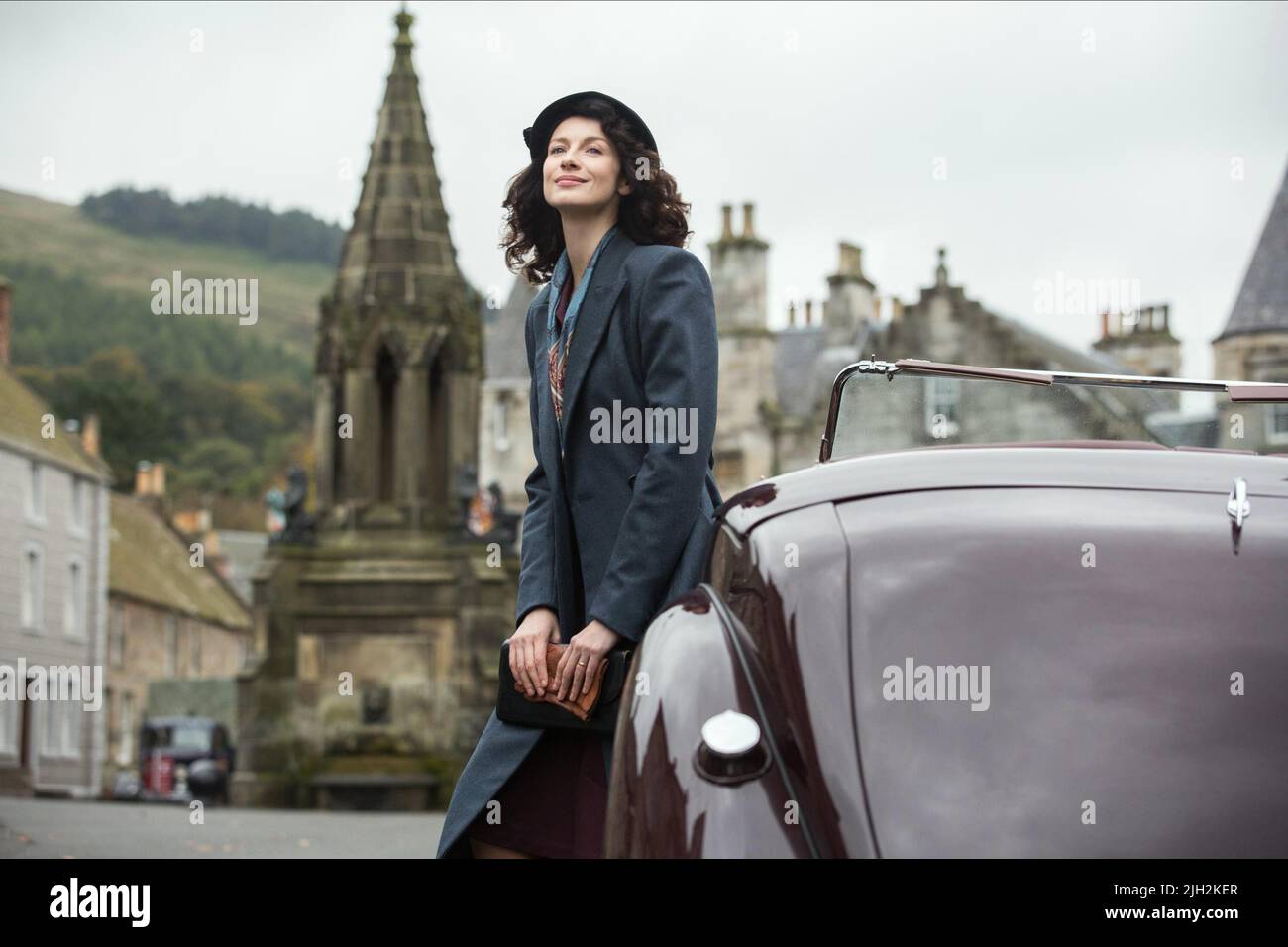 CAITRIONA BALFE, OUTLANDER, 2014 Stockfoto