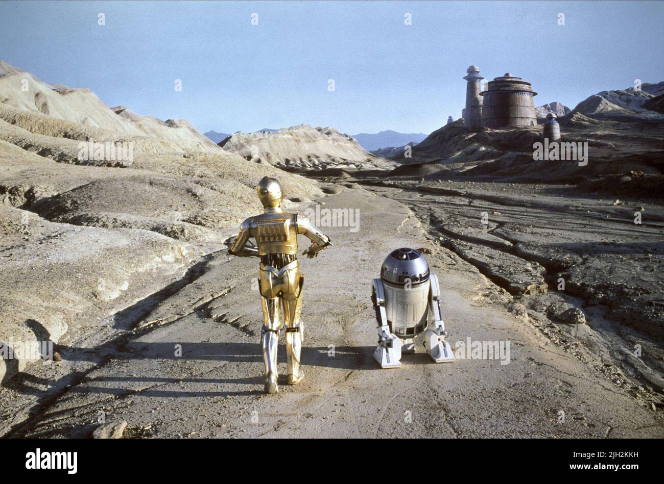 C-3PO,R2-D2, STAR WARS: EPISODE VI - RÜCKKEHR DER JEDI, 1983 Stockfoto