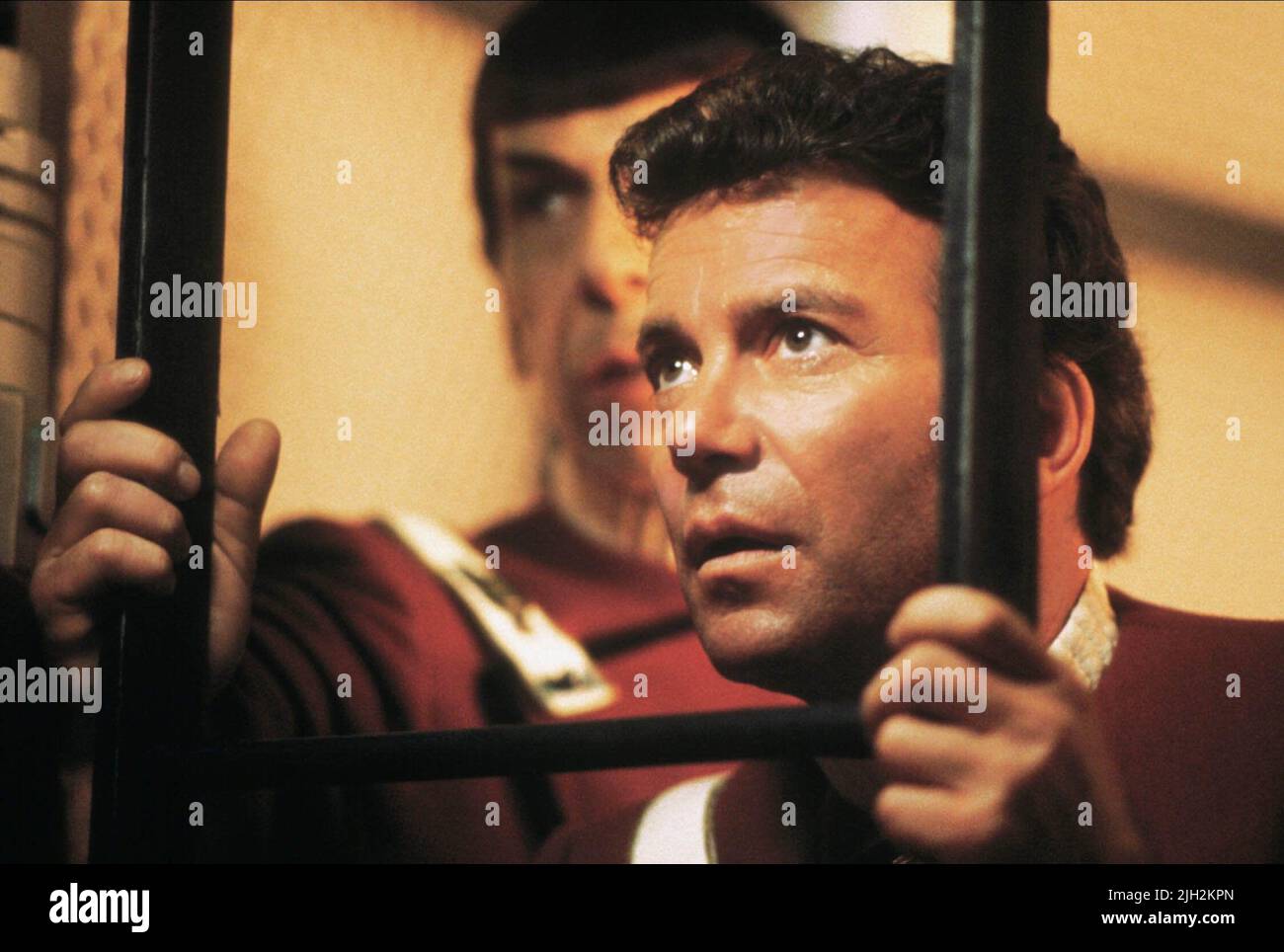 NIMOY und SHATNER, Star Trek II: Der Zorn des Khan, 1982 Stockfoto