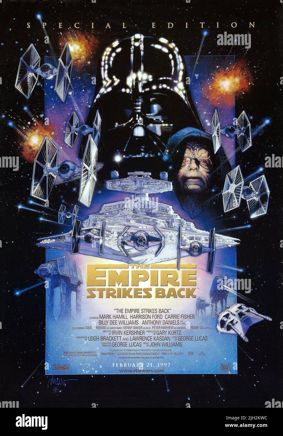 Film Poster, Star Wars: Episode V - Das Imperium schlägt zurück, 1980 Stockfoto