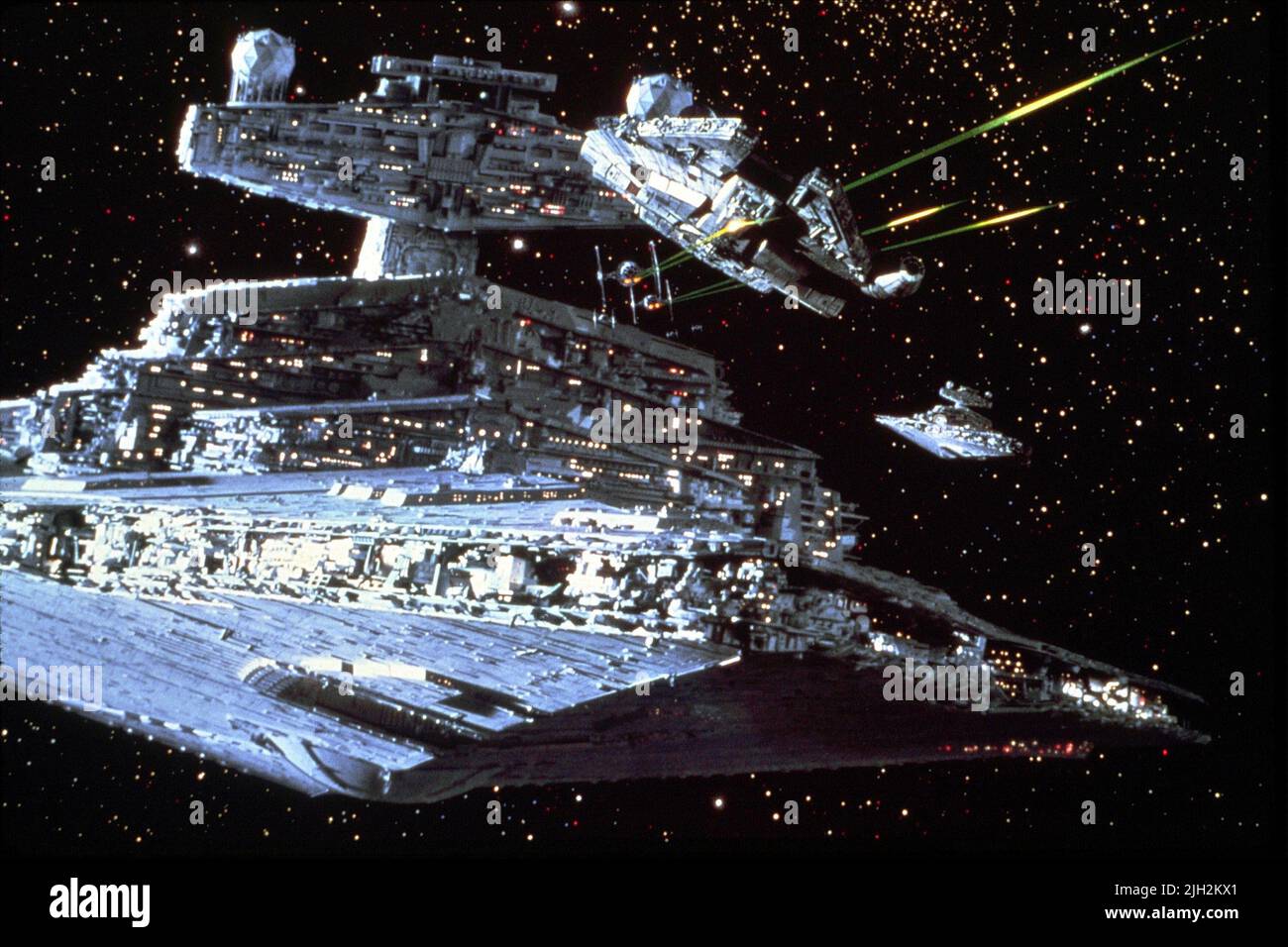 STAR DESTROYER, Star Wars: Episode V - Das Imperium schlägt zurück, 1980 Stockfoto