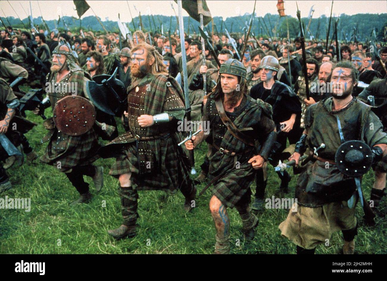 GIBSON, O'HARA, BRAVEHEART, 1995 Stockfoto