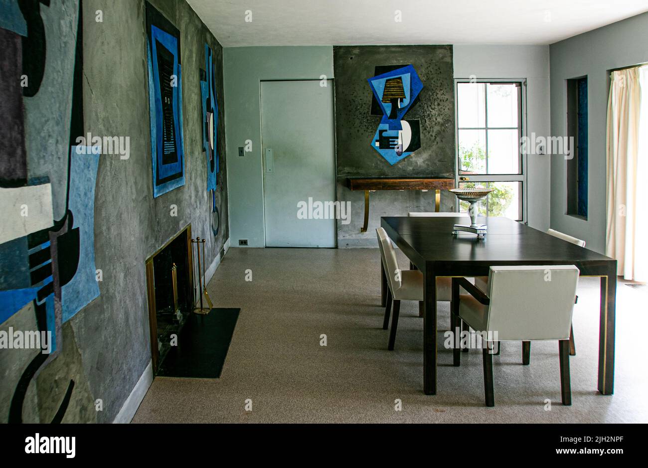 USA, Massachusetts, Lenox, Frelinghuysen-Morris House and Museum, Bauhaus, Akchirsture, Modernist, Opera sporano, Stockfoto