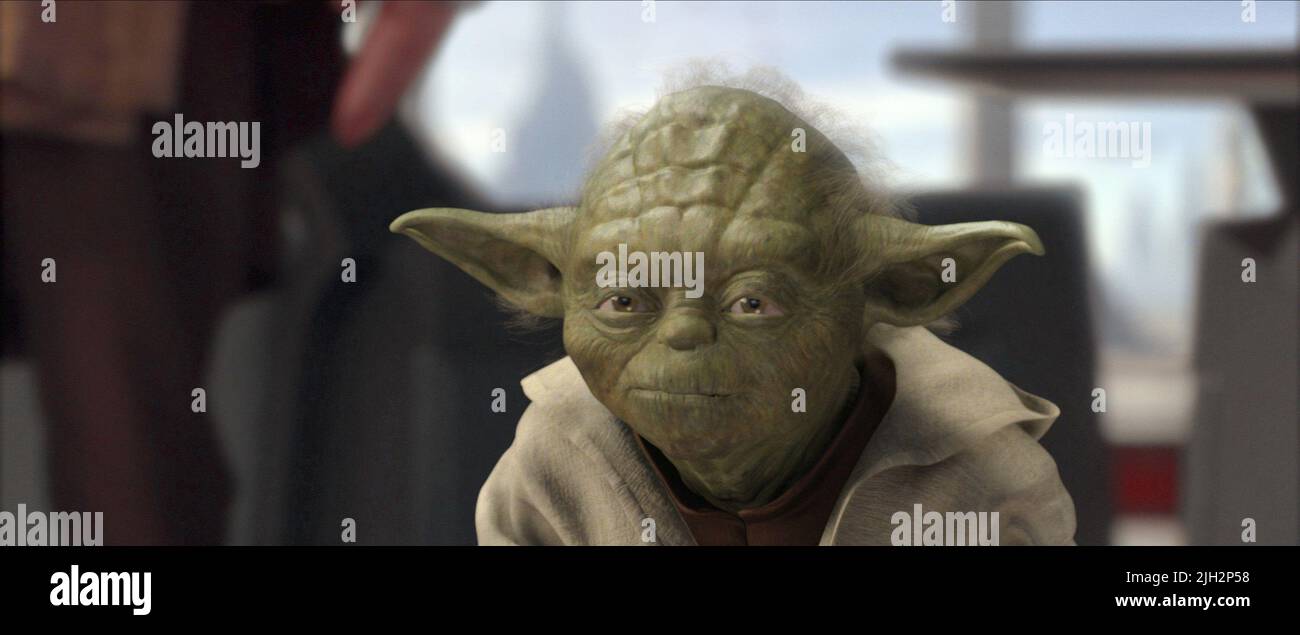 YODA, Star Wars: Episode II - Angriff der Klonkrieger 2002 Stockfoto