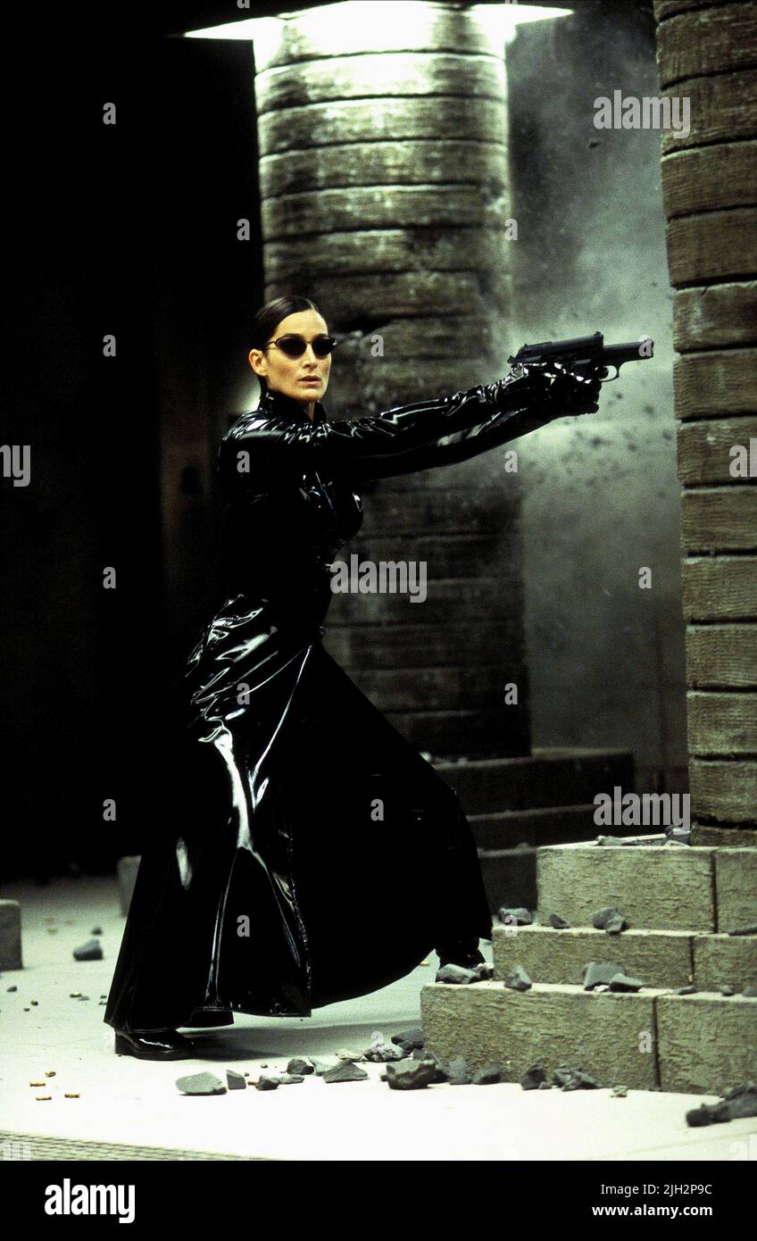 CARRIE-ANNE MOSS, DIE MATRIX REVOLUTIONS 2003 Stockfoto