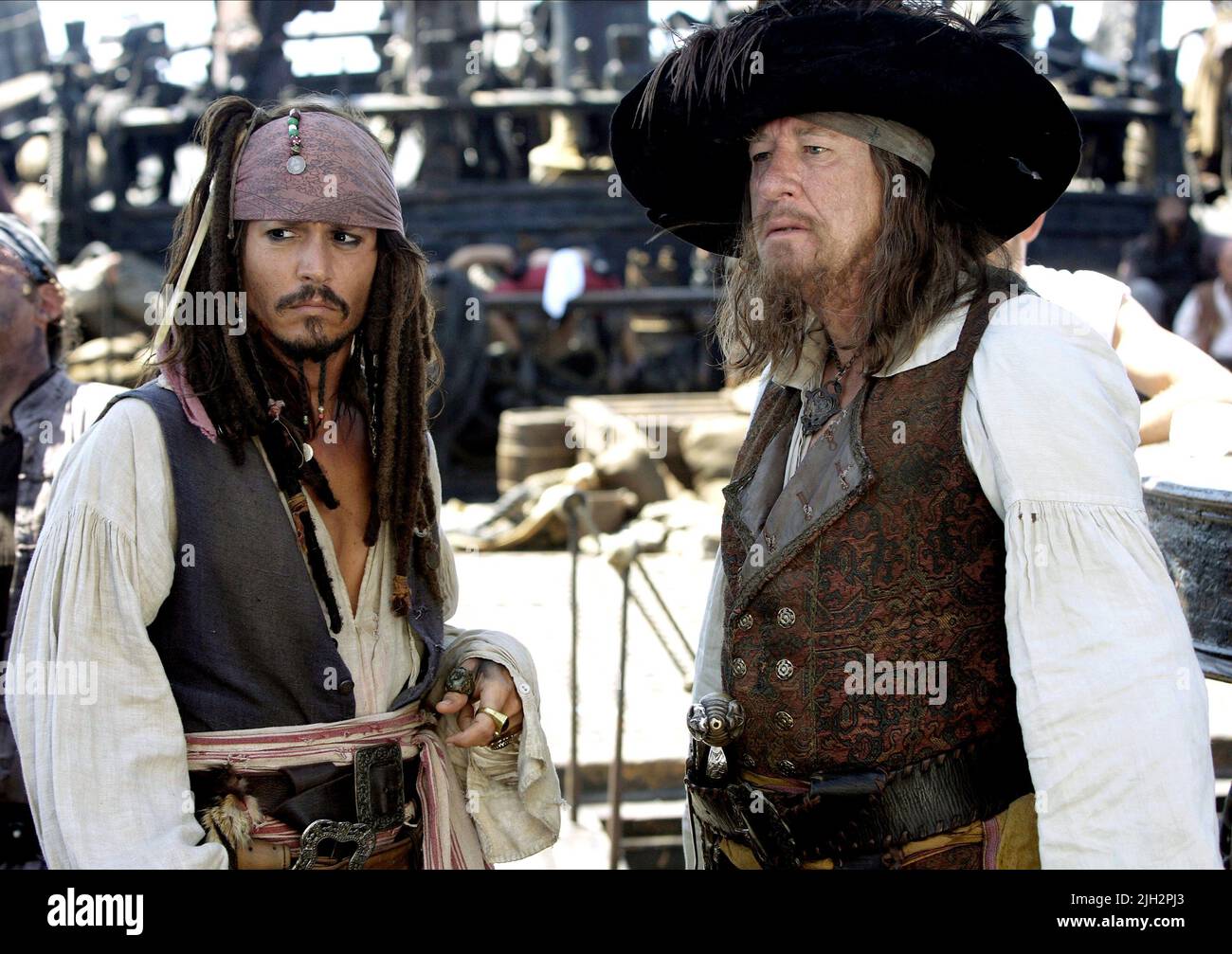 DEPP, RUSH, PIRATEN DER KARIBIK: AM ENDE DER WELT, 2007 Stockfoto