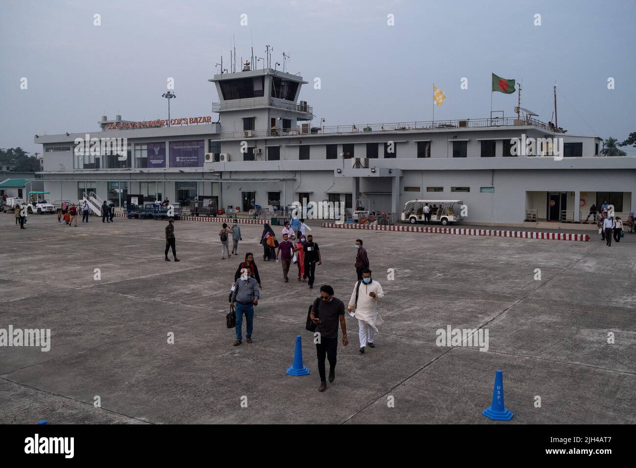 Bangladesch, Cox's Bazar am 2021-11-03. Cox's Bazar, die Hauptstadt des gleichnamigen Distrikts im äußersten Südosten von Bangladesch, ist bekannt für Stockfoto