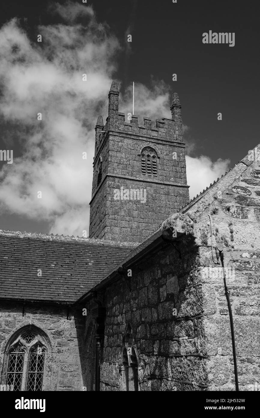 St. Sithney Parish Church, Cornwall Stockfoto