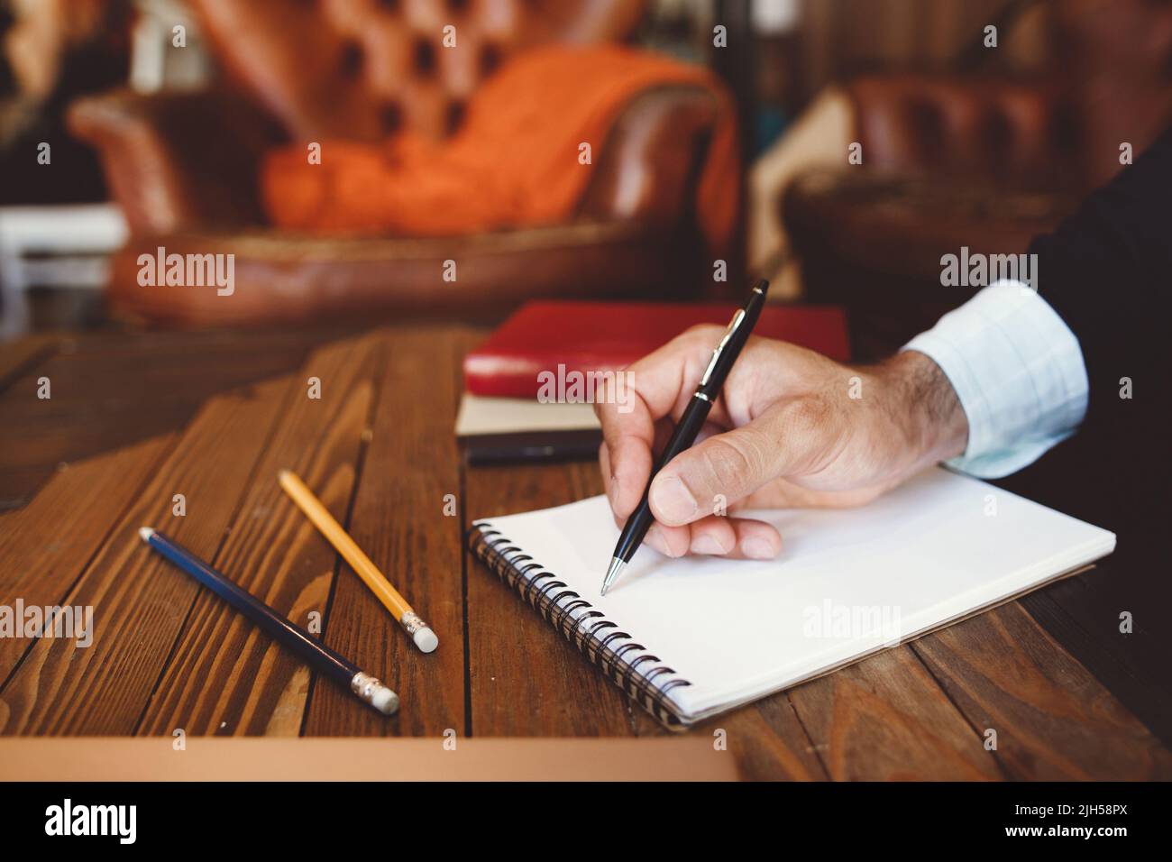 Persönliche und geschäftliche Korrespondenz Stockfoto