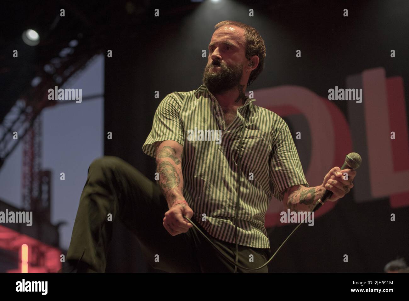 Mailand, Italien. 14.. Juli 2022. Die Gruppe unter der Leitung von Joe