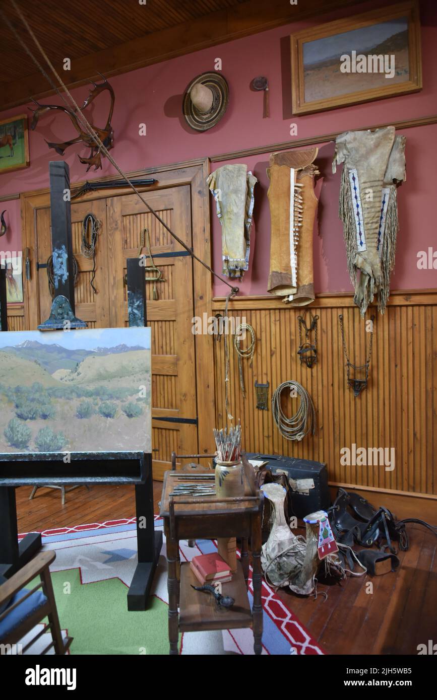 Cody, WY. USA. 5/22/2022. Buffalo Bill Zentrum des Westens (formal>Buffalo Bill Historical Center). 5-Museen. Stockfoto