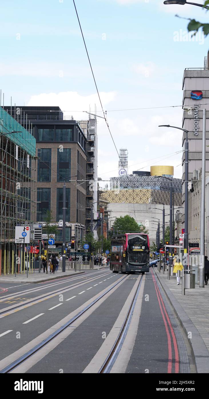 Birmingham Stadtzentrum 2022 Stockfoto