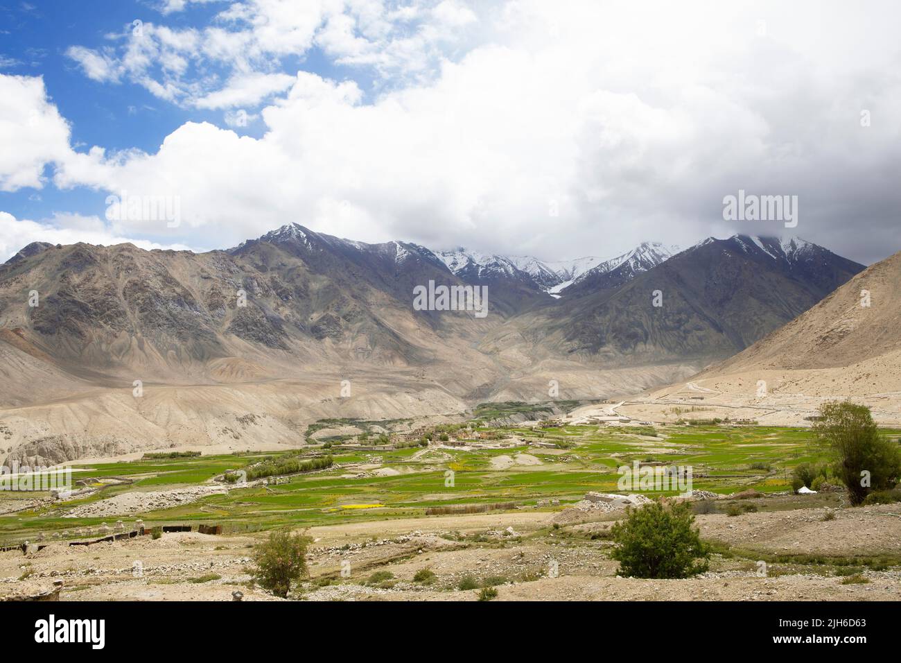 Khardung Valley, Leh District, Nubra Tehsil, Ladakh, Indien Stockfoto