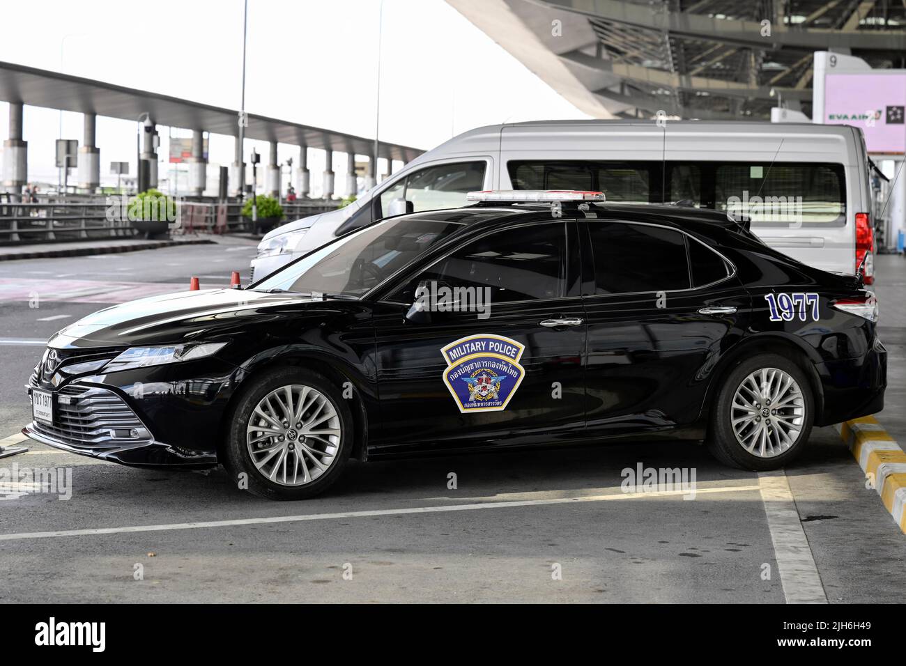 Service Car Militärpolizei, Bangkok, Thailand Stockfoto
