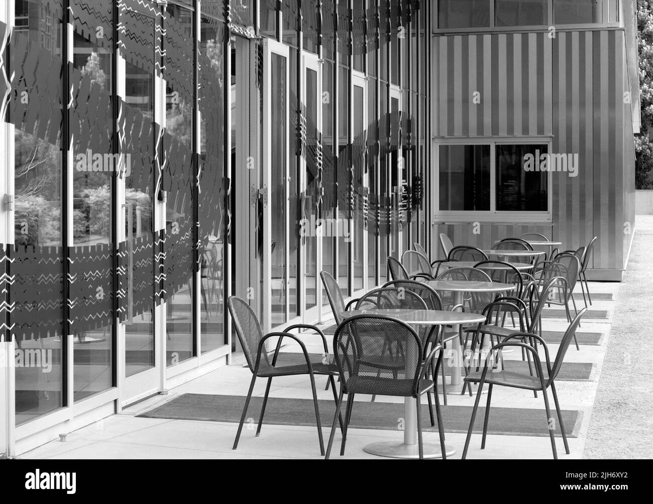 Essbereich im Paccar Pavilion in Seattle, Washington Stockfoto