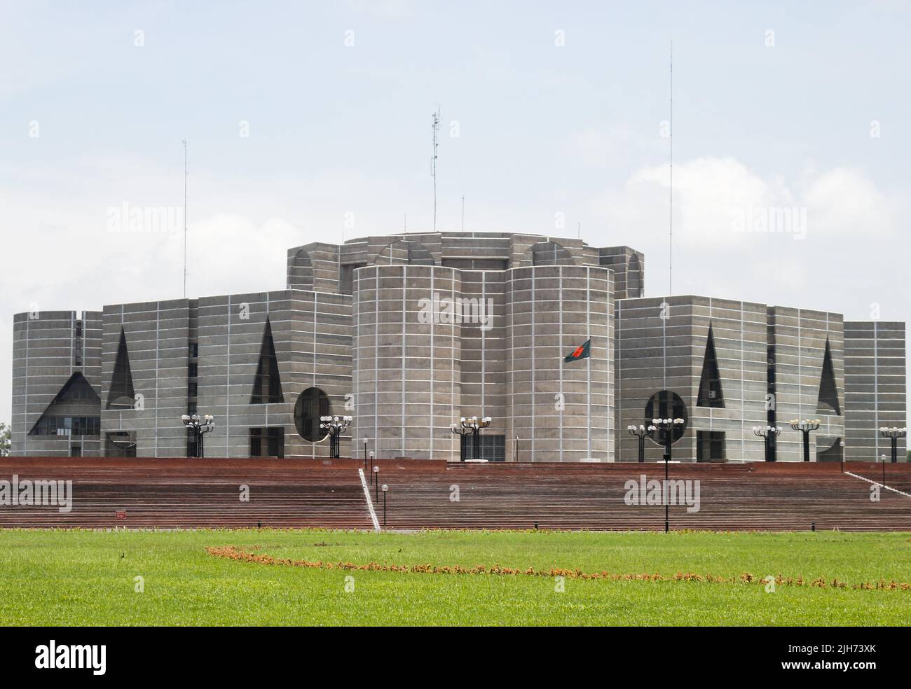 Nationales Parlamentsgebäude Bangladesch Stockfoto