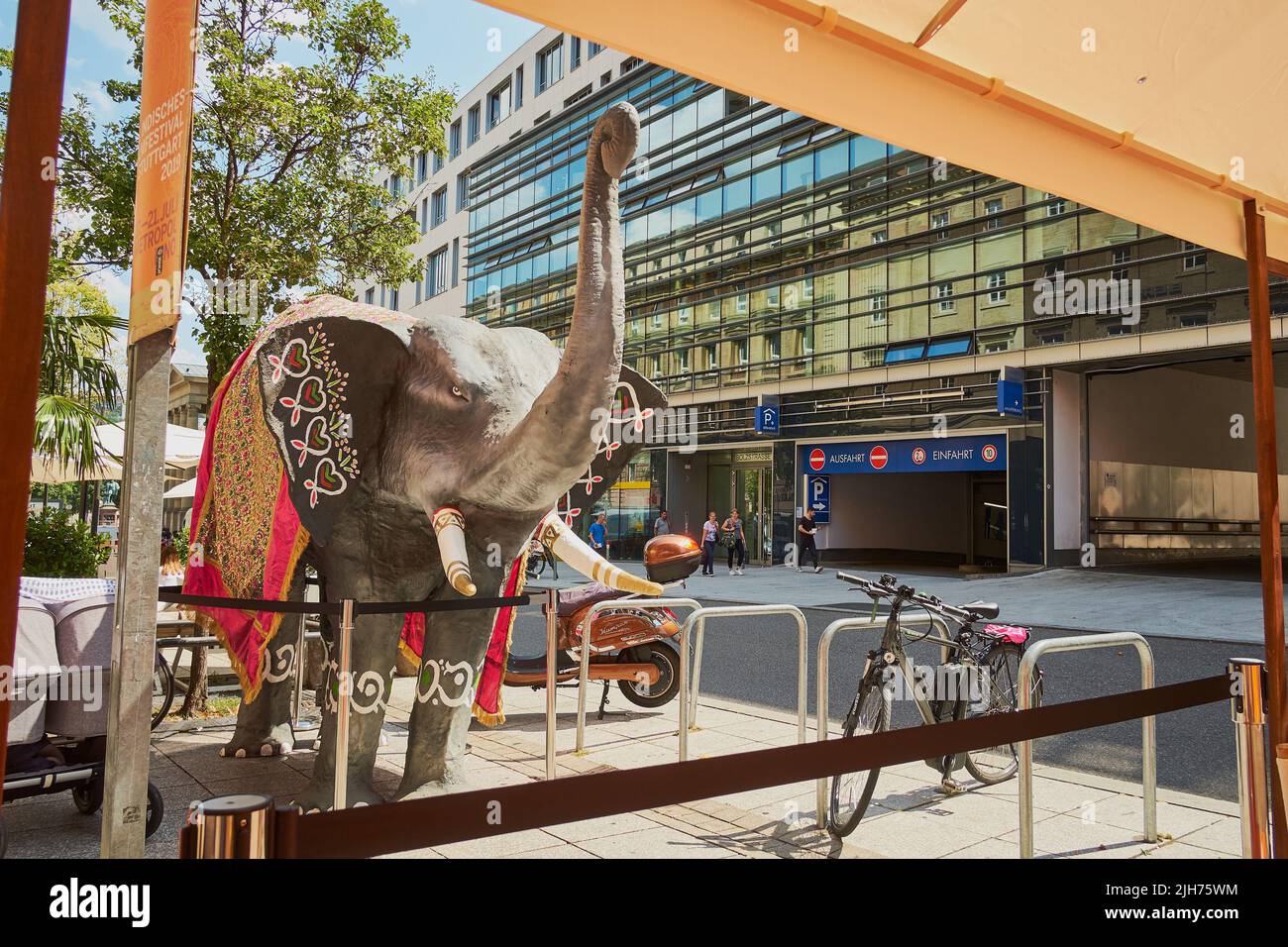 Beim Indian Film Festival, Stuttgart. Stockfoto