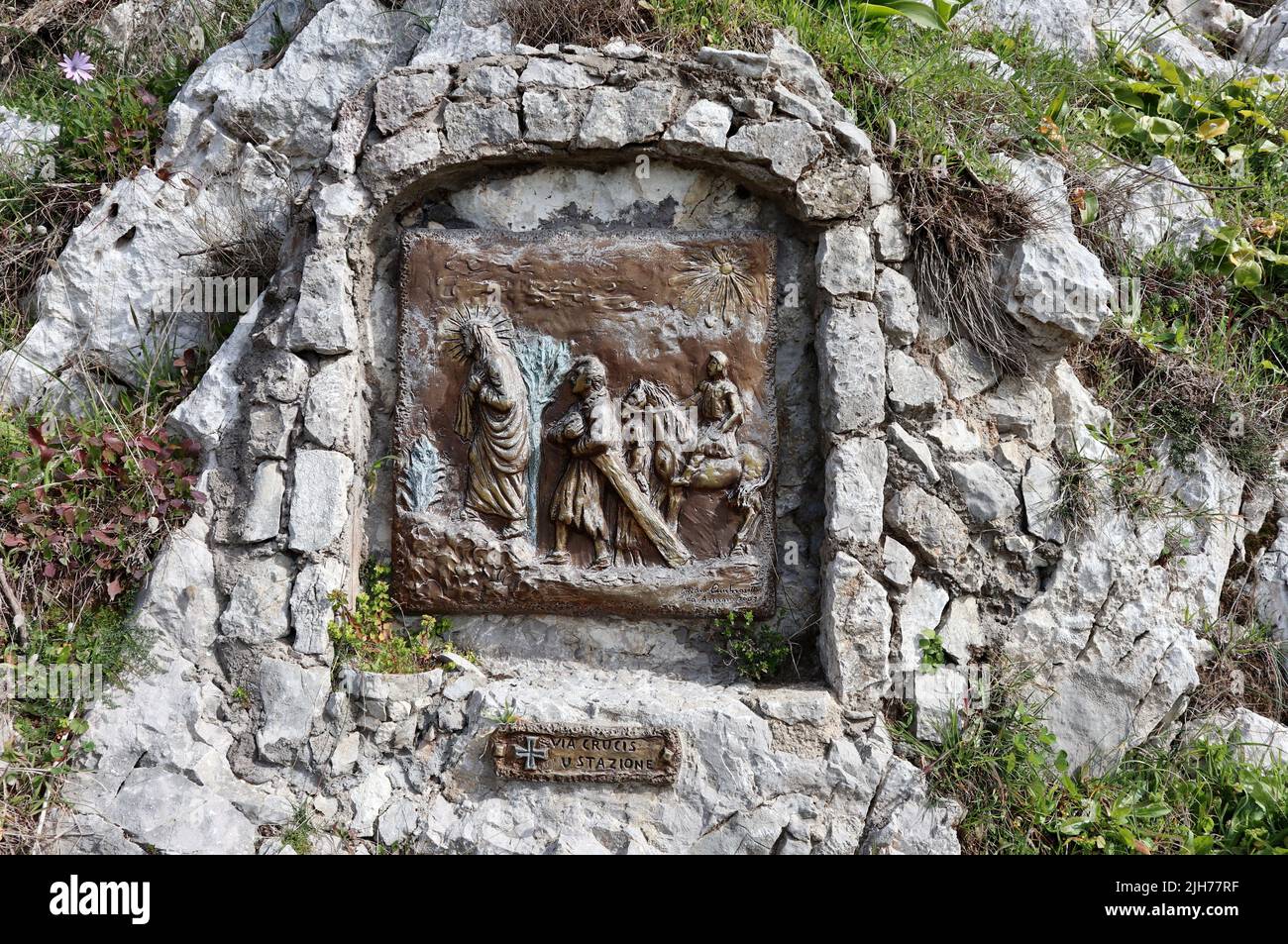 Scultore della chiesa di santa maria -Fotos und -Bildmaterial in hoher