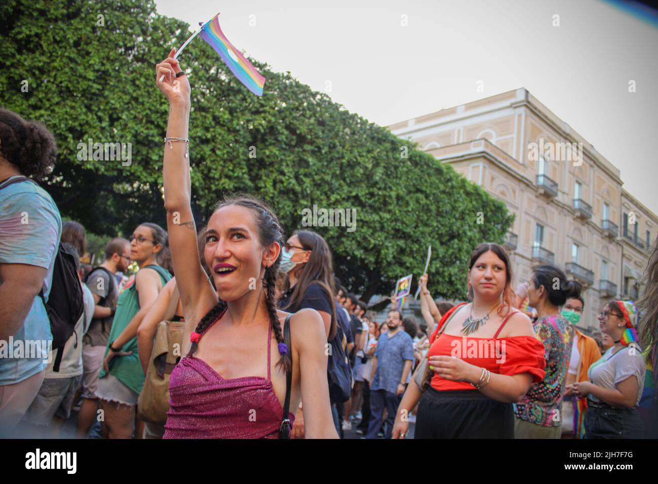 Catania Pride 2 Luglio 2022 Stockfoto