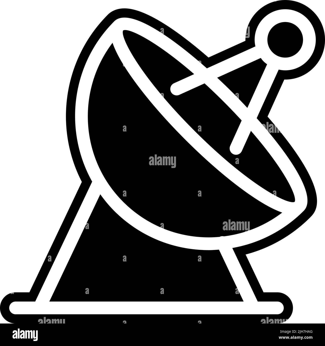 Symbol für Kommunikationsschüssel Stock Vektor