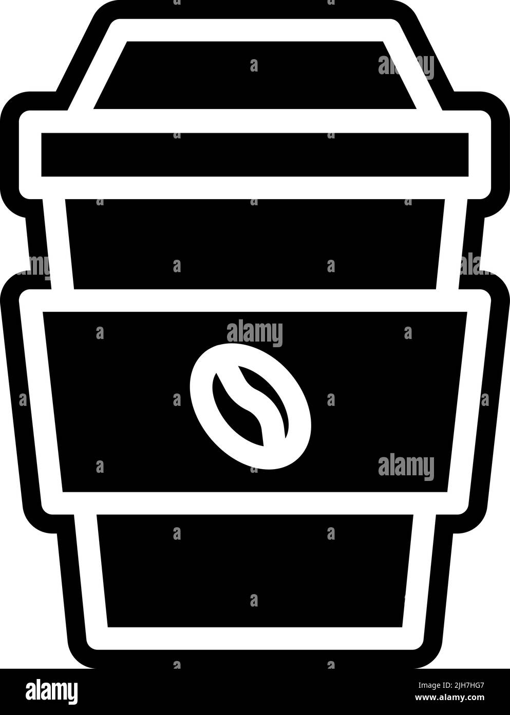 Getränke Kaffee Symbol Stock Vektor