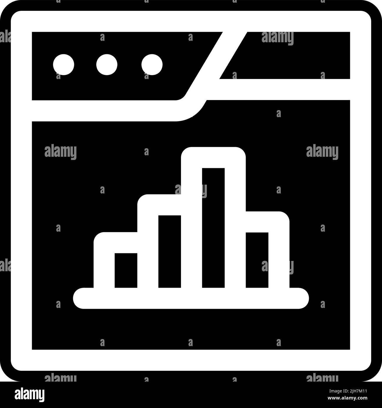Symbol für Neuromarketing-Statistiken Stock Vektor