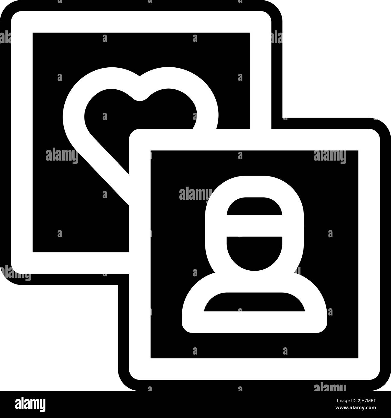 Symbol für Neuromarketing-Emotionen Stock Vektor