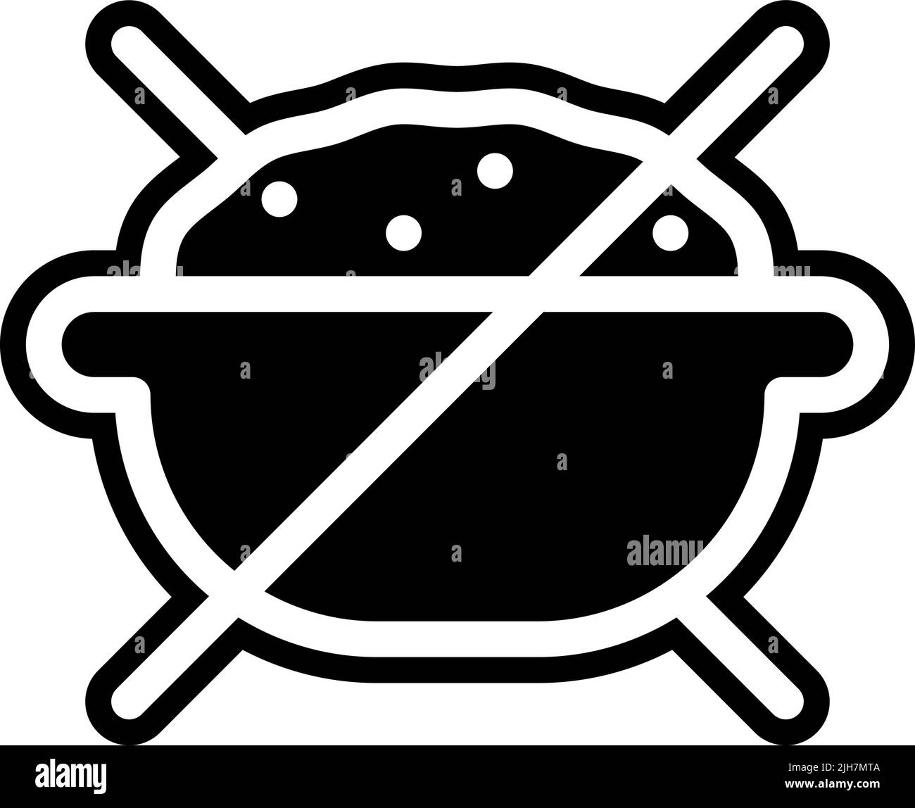 Ramadan, Symbol für „kein Essen“ Stock Vektor