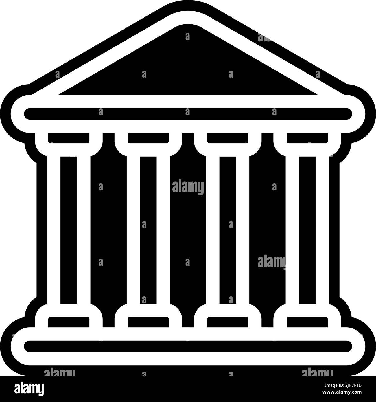 Wahrzeichen des Museums von Singapur Stock Vektor