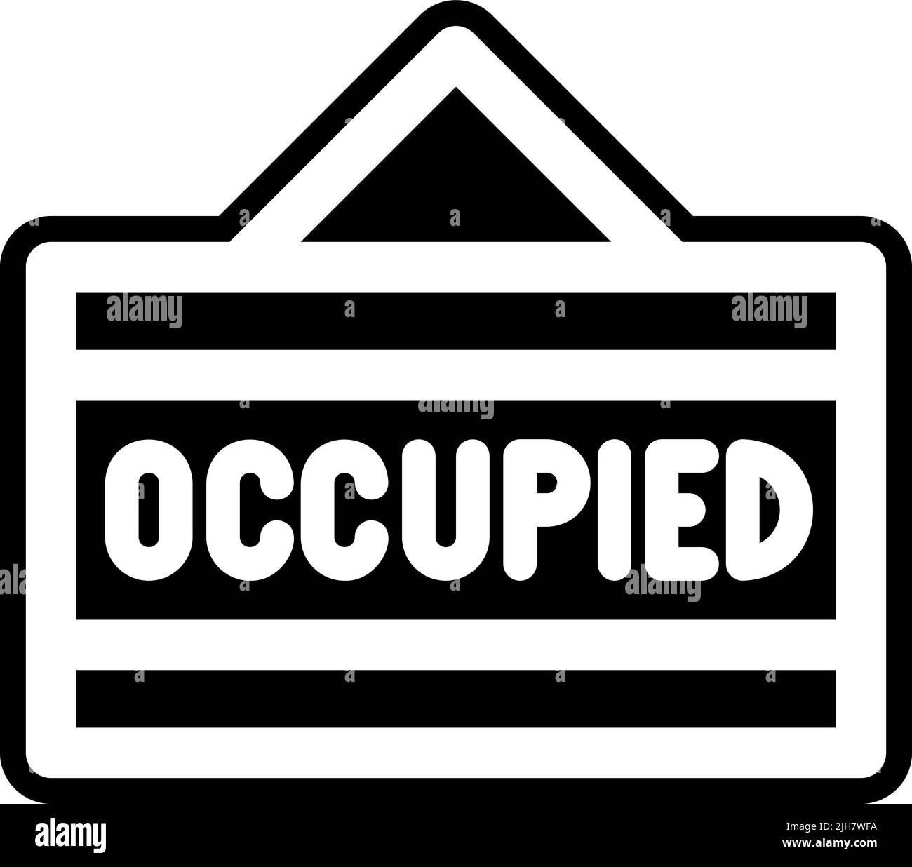 Symbol „Business Occupied“ Stock Vektor