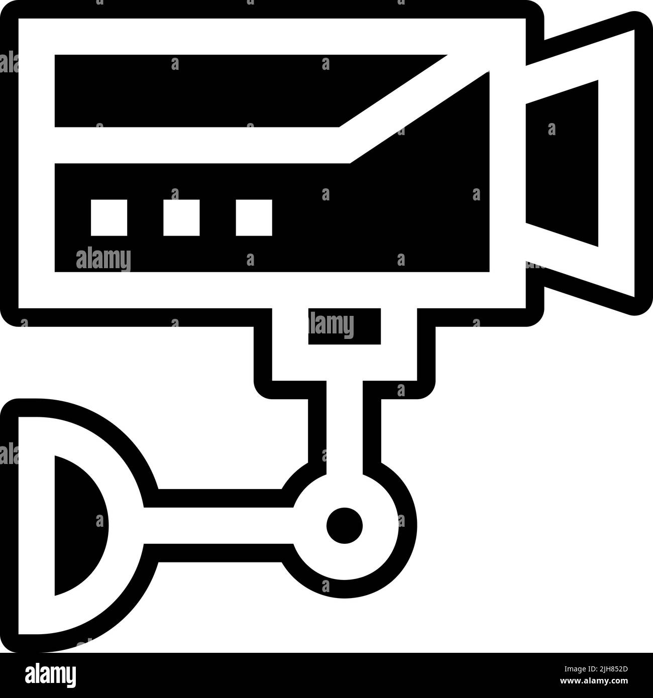 Hacker-cctv-Symbol Stock Vektor